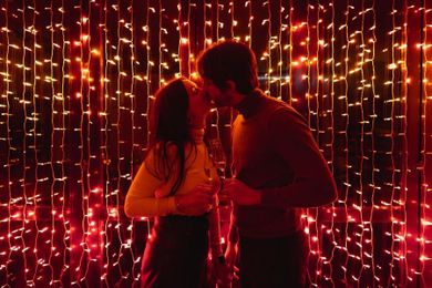 Twinkly, inteligentna kurtyna LED, 210 Rgb, 2,1m