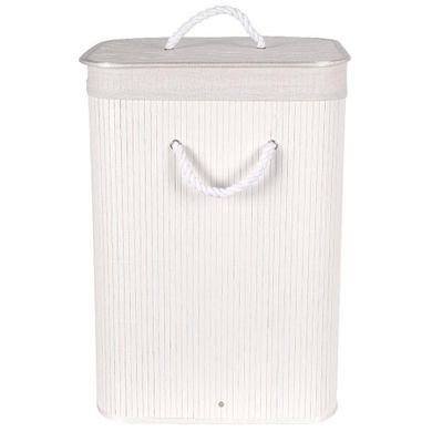 Vilde, kosz na pranie, składany biały, 70l