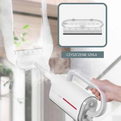 Xiaomi, Deerma Multifunctional Steammer, wielofunkcyjne urządzenie parowe 5w1, ZQ610, biało-czerwone