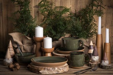 Altom Design, Reactive Forest, kubek ceramiczny, 520 ml
