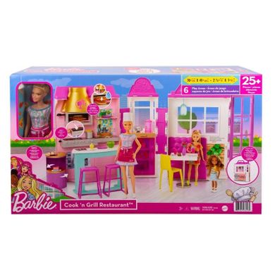 Barbie, Restauracja, zestaw z lalką i akcesoriami