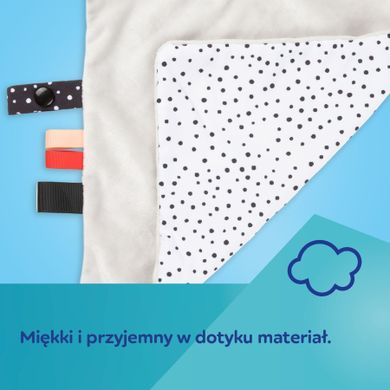 Canpol babies, BabiesBoo, przytulanka-kocyk z zawieszką do smoczka
