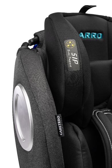 Caretero, Arro, fotelik samochodowy, 0-36 kg, czarny