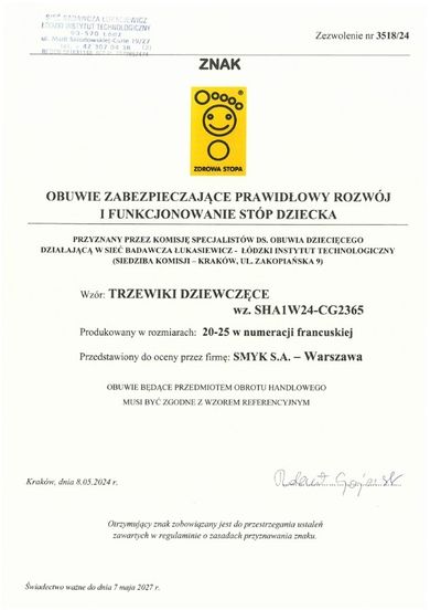 Cool Club, Trzewiki dziewczęce, pachnące, różowe, nieocieplane, Zdrowa Stopa, podeszwa Bio-Fit