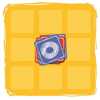 Djeco, Tic Tac Toe, gra karciana