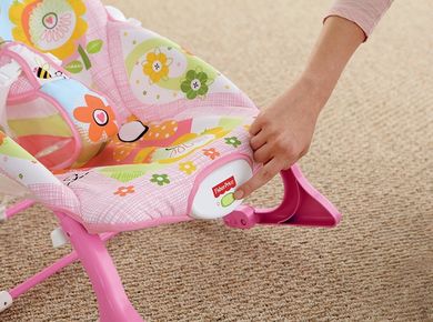 Fisher-Price, fotelik-bujaczek, różowy