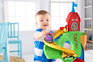Fisher-Price, Little People, Górskie miasteczko 2w1, zestaw