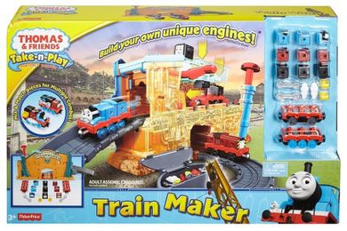 Fisher-Price, Tomek i Przyjaciele, Take-n-Play, Fabryka lokomotywek, zestaw