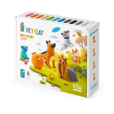 Hey Clay, Psy, masa plastyczna, 15 szt.
