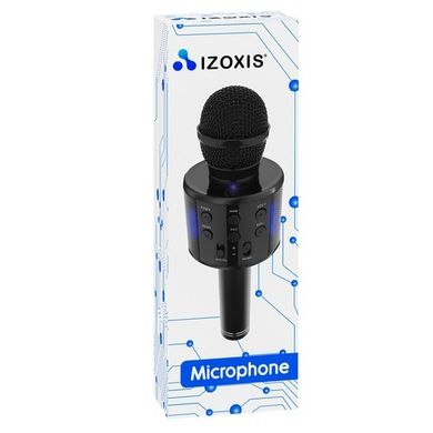 Izoxis, mikrofon karaoke, czarny