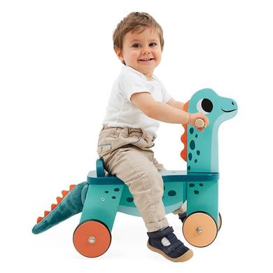 Janod, drewniany jeździk, dinozaury