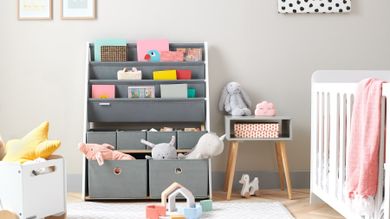 Kinderkraft, Raccoon, regał dziecięcy