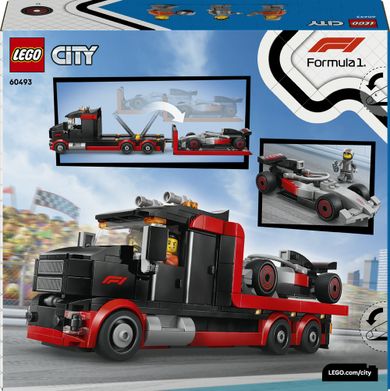 LEGO City, Ciężarówka F1 z bolidem Audi F1, 60493
