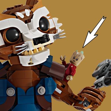LEGO Marvel, Rocket i Mały Groot, 76282