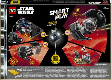 LEGO Star Wars, SMART Play: Myśliwiec TIE Dartha Vadera, 75421