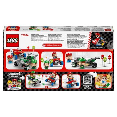 LEGO Super Mario, Mario Kart - Baby Mario kontra Baby Luigi, 72034