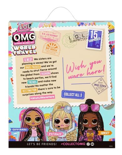 L.O.L. Surprise, O.M.G. World Travel, City Babe, laleczka modowa