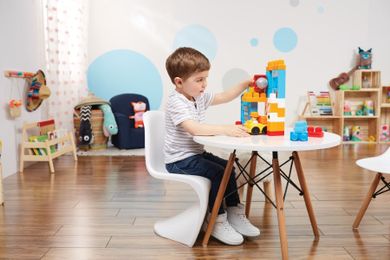 Mega Bloks, First Builders, Wesoły plac budowy, klocki, 31 elementów