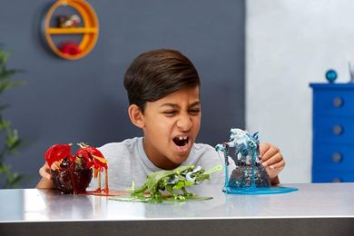 Mega Construx, Breakout Beasts, jajo niespodzianka z figurką i slimem, 1 szt.