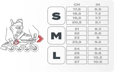 Meteor, Cream, rolki 4w1, rozmiar 30-33