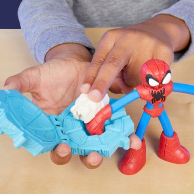 Play-Doh, Marvel Spider-Man, Walcz, strzelaj i przecinaj, zestaw kreatywny