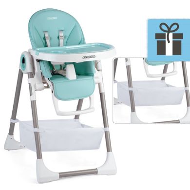 Ricokids, Belo, krzesełko do karmienia z zabawkami, turkusowe