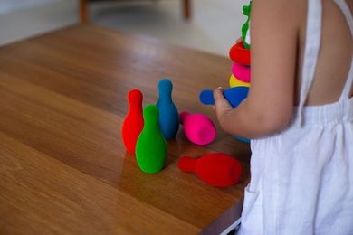 Rubbabu, sensoryczny zestaw do gry w kręgle