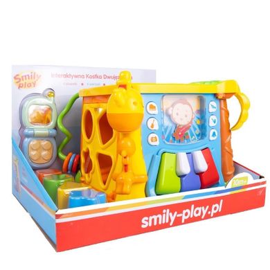 Smily Play, Interaktywna kostka dwujęzyczna, zabawka niemowlęca