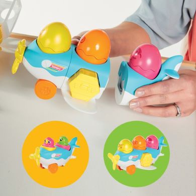 Tomy, Toomies, samolot z jajeczkami 2w1, zabawka interaktywna