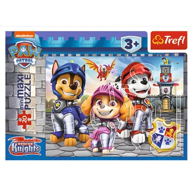 Trefl, Psi Patrol, Wesołe pieski, puzzle miniMAXI, 20 elementów