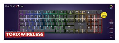 Trust, klawiatura gamingowa, GXT 868 TORIX WIRELESS US