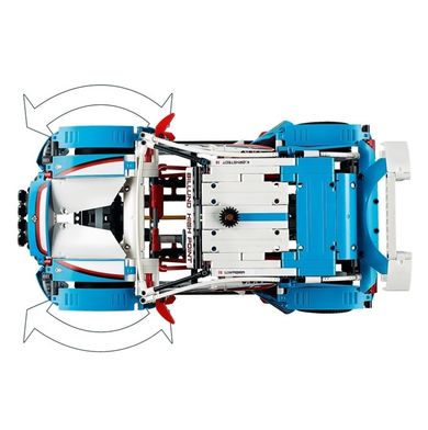 Zestaw promocyjny: LEGO Technic, Niebieska wyścigówka, 42077 + GRATIS: LEGO Speed Champions, Ford Fiesta M-Sport WRC, 75885
