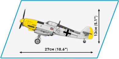 Cobi, Historical Collection WWII, Messerschmitt Bf 109 E-3, klocki, 333 elementy
