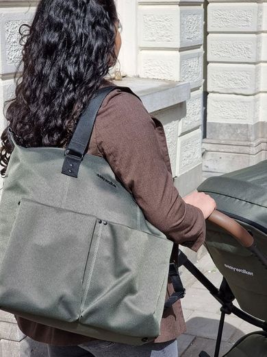 Easywalker, torba do wózka z przewijakiem i organizerem, Emerald Green