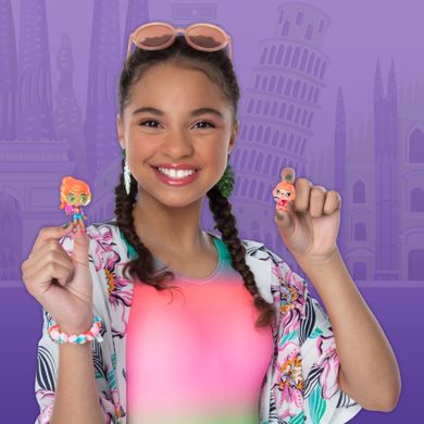 Hatchimals, Pixies, walizeczka z laleczką, różowa