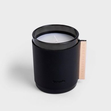 Homla, Sleek Leather, świeca zapachowa, Amber Musk, 225 G