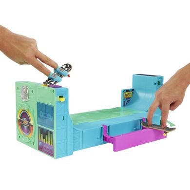 Hot Wheels, Skate, Boombox Skatepark, zestaw do zabawy
