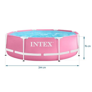 Intex, Basen ogrodowy stelażowy 244-76 cm, 28290