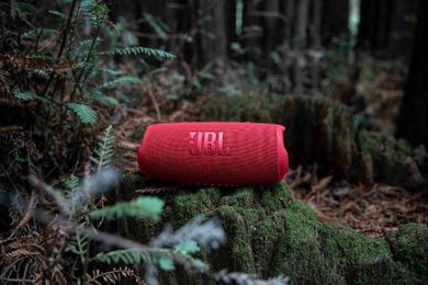 JBL, Charge 5, głośnik bezprzewodowy, czerwony