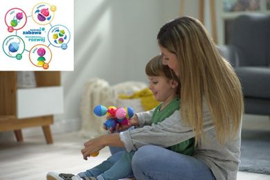 Lalaboom, Kulko-klocki, zestaw sensoryczny, 48 elementów