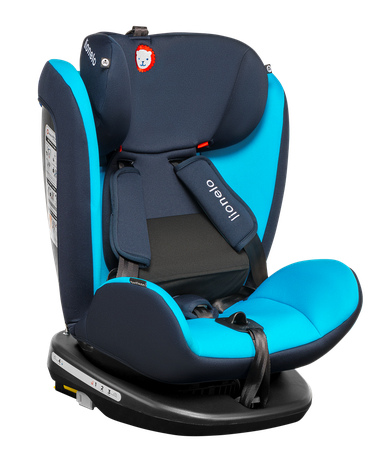 Lionelo, Bastiaan, fotelik samochodowy, 0-36 kg, niebieski