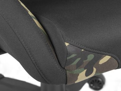Natec, fotel gamingowy, Genesis Nitro 560 Camo NFG-1532, czarno-zielony