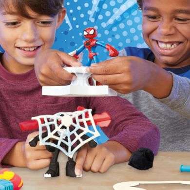 Play-Doh, Marvel Spider-Man, Walcz, strzelaj i przecinaj, zestaw kreatywny