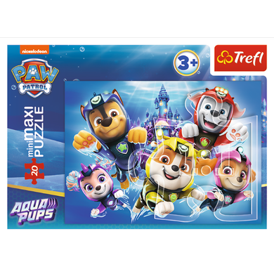 Trefl, Psi Patrol, Wesołe pieski, puzzle miniMAXI, 20 elementów