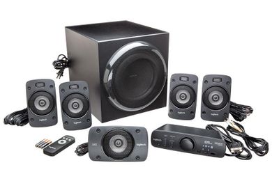 Zestaw Głośników Logitech Z-906 980-000468, 5.1; Kolor, czarny