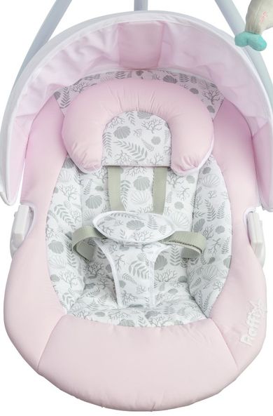 Caretero, Raffi, huśtawka, krzesełko, leżaczek, 3w1, pink
