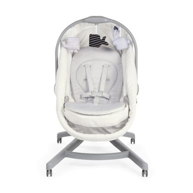 Chicco, Baby Hug 4in1 Air, kołyska, leżaczek, krzesełko, white snow