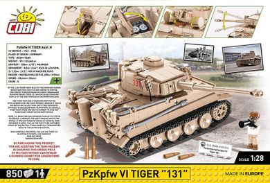Cobi, Panzerkampfwagen VI Tiger 131, klocki konstrukcyjne