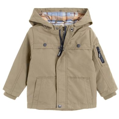Cool Club, Kurtka chłopięca z kapturem, 3w1, khaki, brązowa