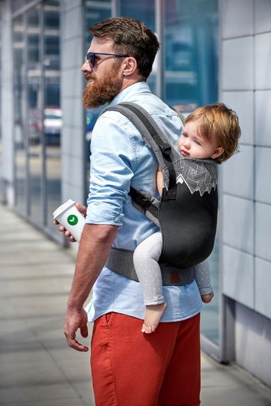 Kinderkraft, Milo, nosidełko ergonomiczne, Black